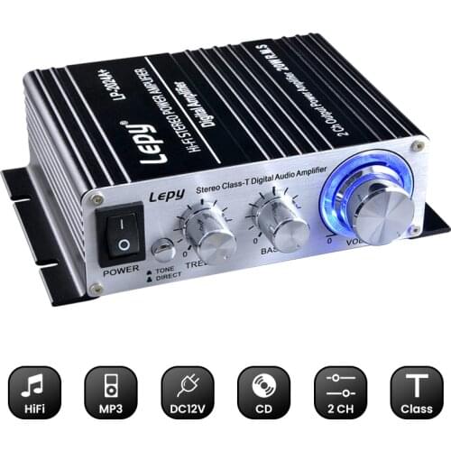 Lepy LP-2024A+ Sound Amplifier Home Theater Amp Desk HIFI Digital Mini Amplifiers Audio Power Amplifier