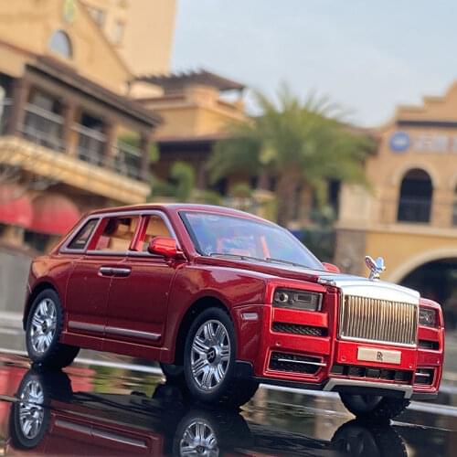 New 1:32 Rolls- Royce Cullinan Diecasts & Toy Vehicles Car Model With Sound&Light Collection Car Toys For Boy Children Gift