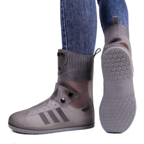 New Arrival Women Adn Men Shoes Cover for 2021 Summer Rain Boots Waterproof Non-slip Waer-resistant Thick Soled Shoes Cover