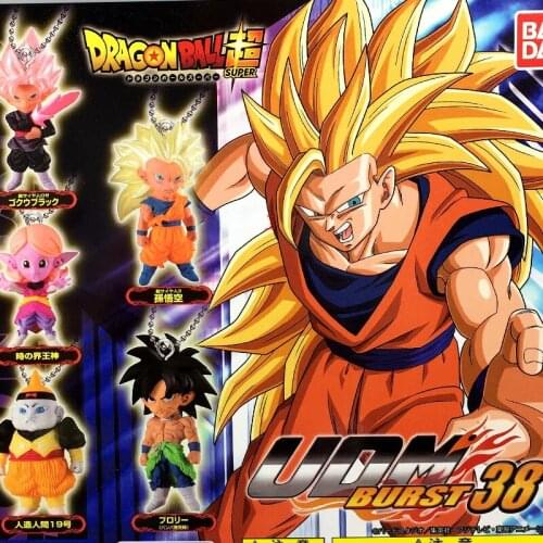 Bandai Original Genuine Gashapon Japanese Anime Dragon Ball Udm Burst38 Cyborg Broly Toy Model Decoration