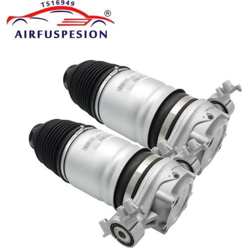 Pair Rear Air Spring Bag For Audi Q7 VW Touareg Porsche Cayenne Air Suspension Shock Repair kit 7P6601020K 7P6616019K 2011-2016