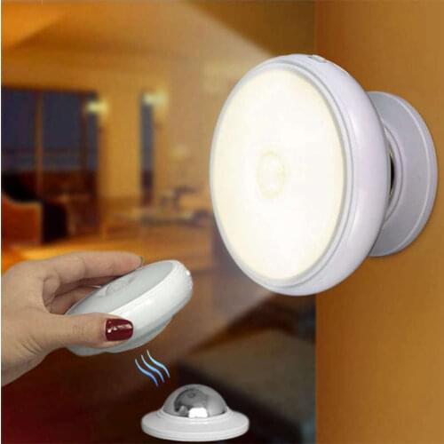Rechargeable Rotating Led Pir Night Light Auto On/Off Wall Lamp With Motion Sensor Light Closet Battery Power For Toilet Light