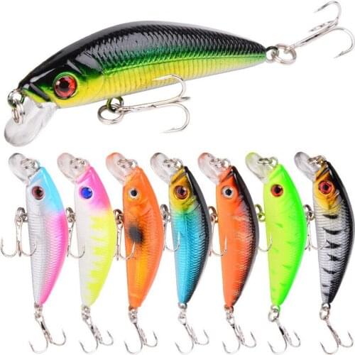 1Pcs Floating Minnow Fishing Lure72mm/7g Artificial Bait Wobblers Hard Bait Bass Lures Crankbait Pike Perch Carp Fishing tackle