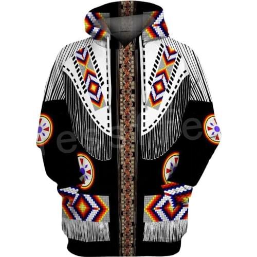 Tessffel Indian Native culture Harajuku Casual Colorful Tracksuit New Fashion 3DPrint Unisex Hoodie/Hoodies/Jacket Men Women s-2