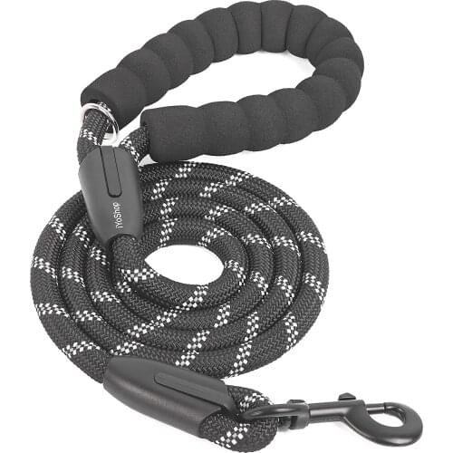 1.8 M(6 FT)Strong Dog Leash with Comfortable Padded Handle and Highly Reflective Threads Dog Leashes for Small Medium Large Dogs