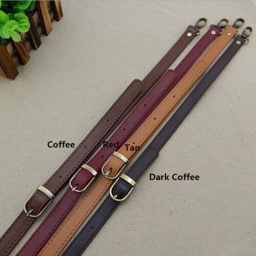 120cm Bags Strap Detachable Handle Replacement Women Girls PU Leather Shoulder Bag Parts Accessories Buckle For Obag Belts