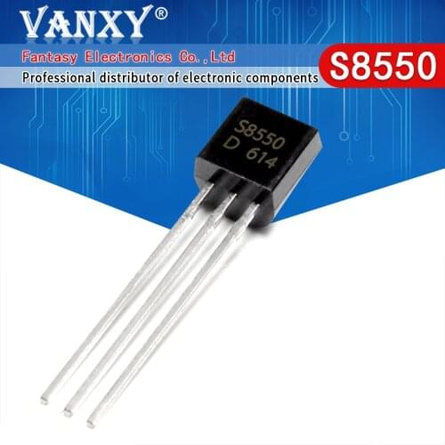 100pcs S8550 TO92 S8550D TO-92 8550 TRANSISTOR (PNP) 0.5A 40V new and original
