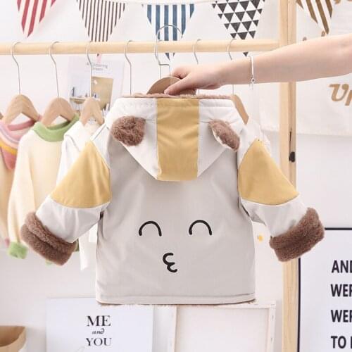 In Autumn and Winter. Boys' Online Celebrity Jacket Tide Boys' Coats Thicken Childrens Autumn Clothes and Childrens Clothes