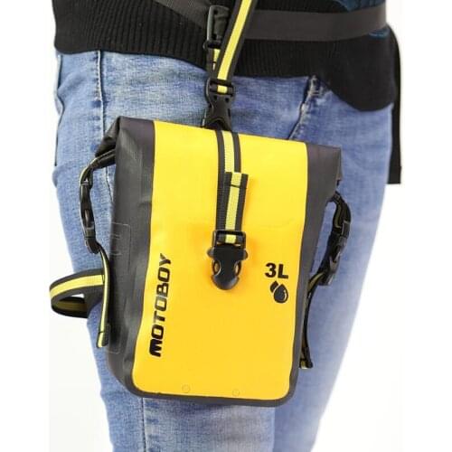 Waterproof wear-resistant MOTOBOY 3L motorcycle leg waist bag locomotive equipment Vespa rider storage bag saddlebag bike bags