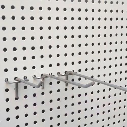 10Pcs Pegboard Hooks Professional Heavy Duty Iron Easy Installation Wall Mount Hanging Tools for Workshops Garages