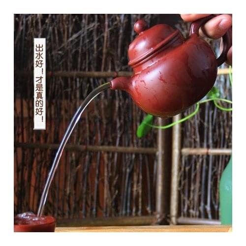 360 drop ball authentic Yixing teapot famous handmade teapot teapot Yixing Dahongpao red clay ore batch