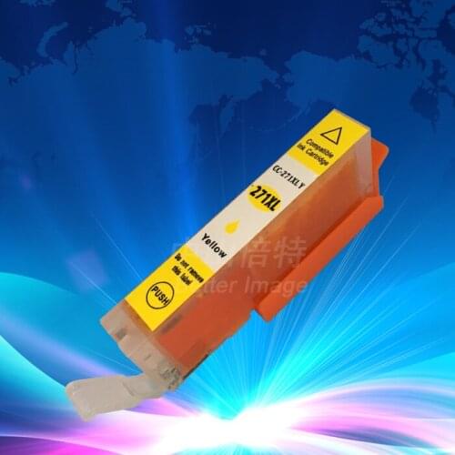 INK WAY High capacity CLI-271 yellow compatible printer ink cartridge with chip,1 Pack