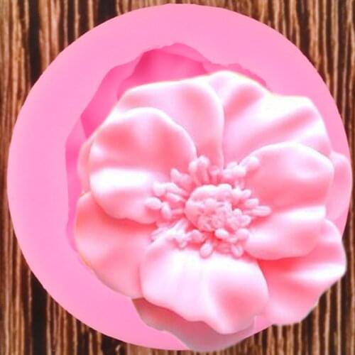 Flower Border Silicone Molds Candy Polymer Clay Chocolate Gumpaste Mould DIY Party Cupcake Topper Fondant Cake Decorating Tools
