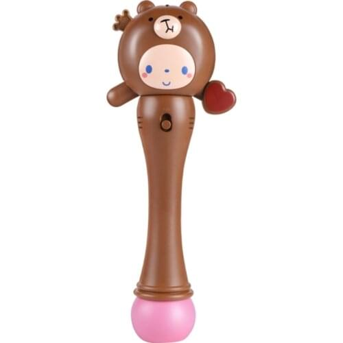 Beach Bubble Toy for Girl Interactive Electric Toy for Toddlers Magic Bubble Wand Stick Musical Blower for Wedding 69HE