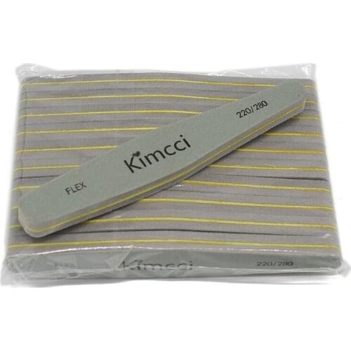 Best Selling 10pcs Kimcci Good Quality Manicure Tools Set Nail Art File Sponge Buffer EDGE 220/280 Nail Salon Manicure Supplies