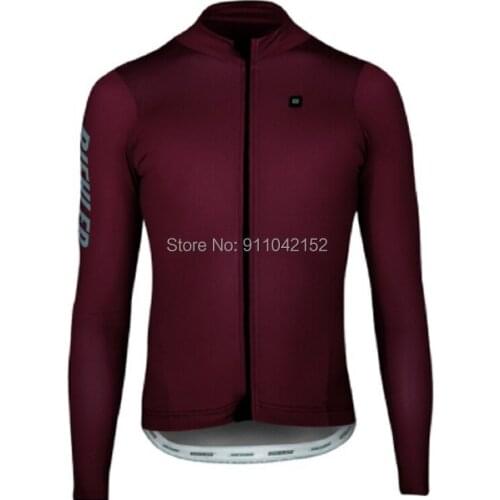High quality race grade spring summer autumn silk long sleeve cycling top mountain road cycling wear mens tight fitting