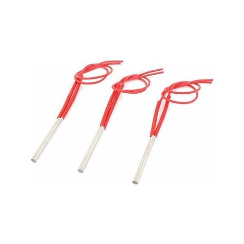 220V 150W 2-Wire Industry Mold Cartridge Heater Heating Element 6mm x 60mm 3Pcs