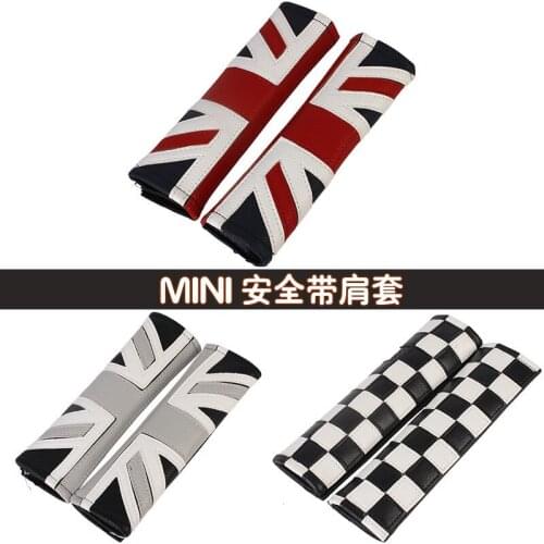 Car Seatbelt Shoulder Pad Comfortable Driving Seat Belt Vehicle Shoulder Pad Cover Cushion Harness Pad for BMW MINI cooper one