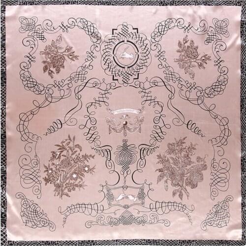 New Rich Tree Brand Winter Silk Scarf Women Neckerchief Female Kerchief Fashion Bandanna Scarves Handkerchief For Ladies Poncho