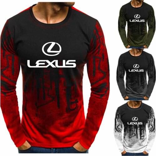 New Fashion Cotton Mens pullover Lexus Car Logo printing Fleece O-Neck pullover Sweatshirts Harajuku Streetwear Mens tops