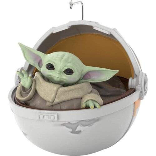 New Baby Yoda Anime Figure Star Wars Cute Yoda Baby In Capsule Collection Action Toy Gifts Pendant Room Decoration Birthday Gift