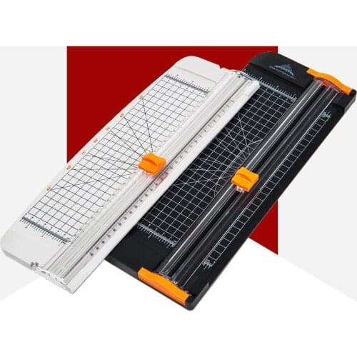 A4 Paper Cutter Paper Cutter 909-5 Paper Cutter Straight Knife Guillotine Ruler Film Cutter Paper Knife Slide Knife Black White