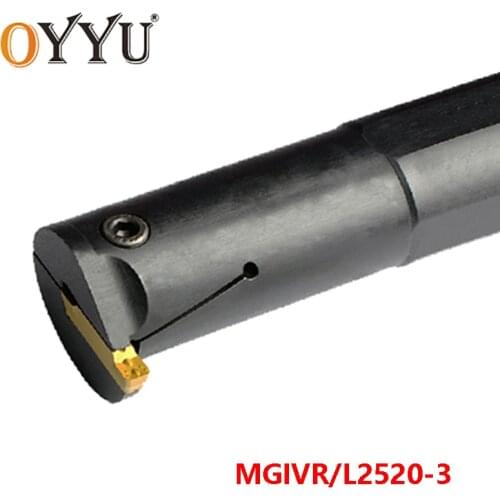 OYYU MGIVR2520-3 Cutting Turning Toolholder MGIVL2520-3 MGIVL 2520 Lathe Cutter Shank use Carbide Inserts MGMN300