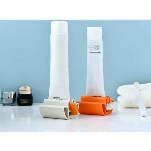 Portable Toothpaste Squeezer Holder Home Facial Plastic Cleanser Press Childrens Manual Toothpaste Squeezing Bathroom Accessory