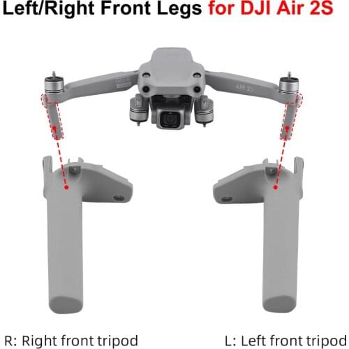 Landing Gear Leg Repair Parts for DJI Air 2S Drone Right Left Front Leg Feet Base Feet Replacement for DJI Drone Accessories