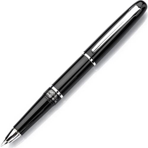 New Arrival HERO 101 Metal Pen Smooth Writing Ink Pen Bent Nib Art Fountain Pen