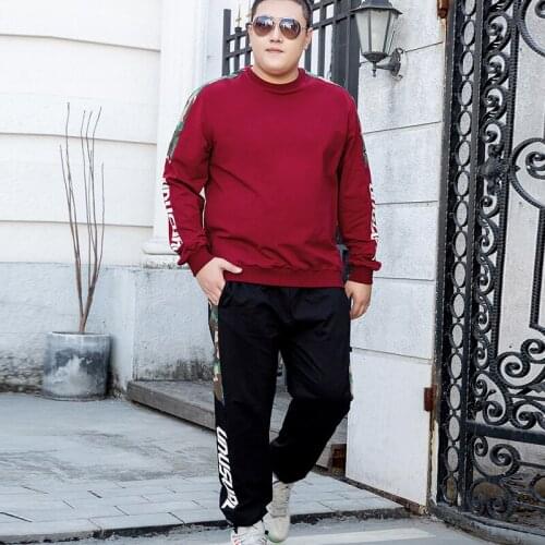 Sports Tracksuit Large Size 7xl 8xl 9xl 2pcs Suits Hoodies Jogger Men Winter Sportwear Sets Male Sweatshirts Pants Set Hip Hop