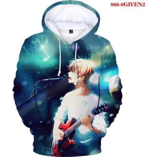 Anime Hoodie Yaoi Given 3d Printed Hoodied Long Sleeve Streetwear Harajuku Sweatshirt Men Sport Hoody Casual Japan Style Tops