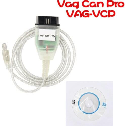 VAG CAN PRO V5.5.1 FTDI FT245RL Chip VCP OBD2 Diagnostic Interface USB Cable Support Can Bus UDS K-Line Works for AUDI/VW/Seat