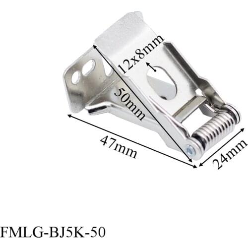 Customized 50mm Flat Metal Stainless Steel Springs Clips For Downlights Panel Ceiling