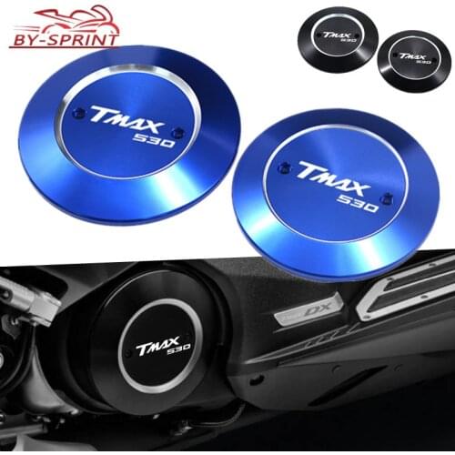 TMAX530 LOGO Motorcycle For YAMAHA Tmax 530 T-MAX530 CNC Aluminum Accessories Engine Protective Cover Stator Cap High Quality