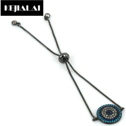 Hot Sale Summer Accessories Jewelry Women Bracelets Bangles Round Charm Pulseras Masculina Pave with Cubic Zirconia Best Gift