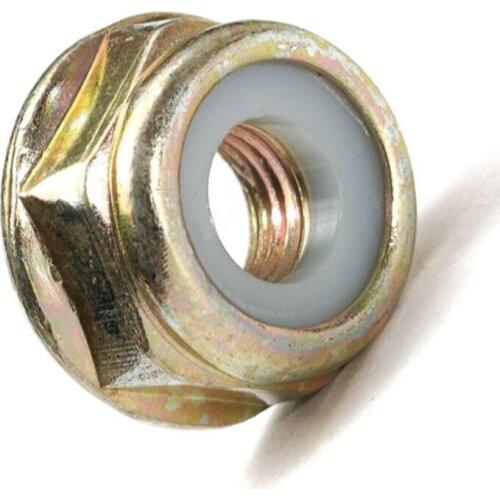 1x Left Hand Thread Blade Nut For Strimmer Brush Cutter Trimmer M10 X 1.25 Part tools Dado della lama high quality