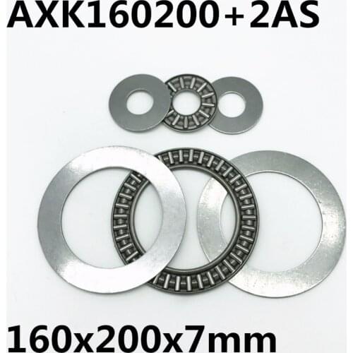 1pcs AXK160200 +2AS Thrust Needle Roller Bearing 160x200x5 mm Thrust Bearing Brand New High quality