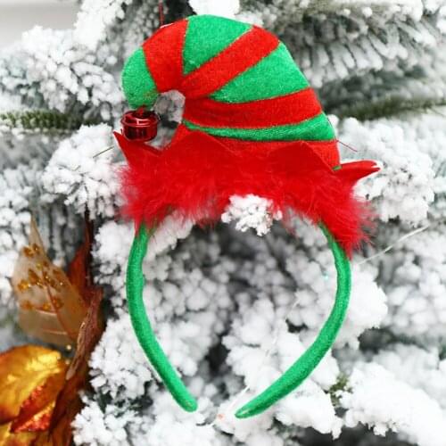 1PC Christmas Headband Santa Xmas Hair Band Clasp For ChildrenHeadwear Head Hoop Hairband Christmas Gift Dropship