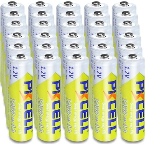 100 x Ni-MH 1000mAh 1.2V AAA Rechargeable Battery Bateria for Camera Flashlight Toy aaa batteries rechargeable