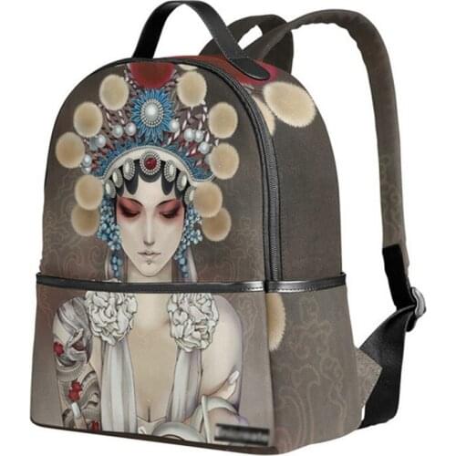 2021 Factory direct sales of new 3D printing Chinese backpack large-capacity travel school bag