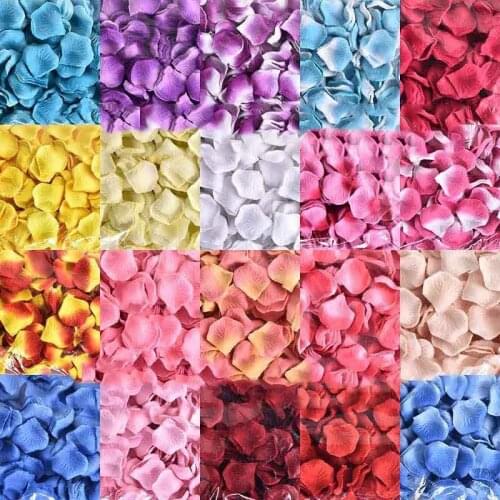 7000 Pieces Artificial Flower Petals DIY Non-woven Fabric Fake Rose Petals High Quality for Wedding Party