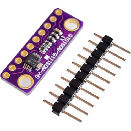 ADS1015 12 bit precision -to-digital converter ADC module development board