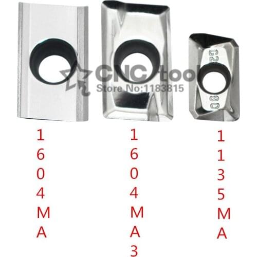 Aluminum processing Milling Inserts APKT APKT1135PDFR APKT1604PDFR MA3 MA3 H01 APKT1135 APKT1604 Carbide Inserts CNC