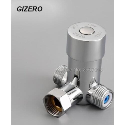 GIZERO Free shipping hot water control valve for single cold sensor faucet temperature adjust mixer valve for auto tap ZR6110