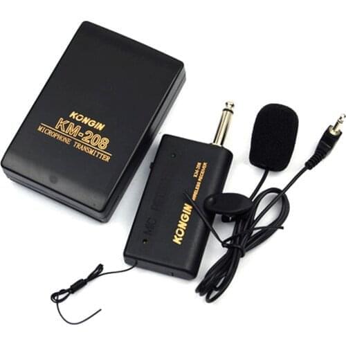 Wireless Microphone System Headset Lavalier Laple Mic Receiver Transmitter Radio Megaphone Clip Loudspeaker
