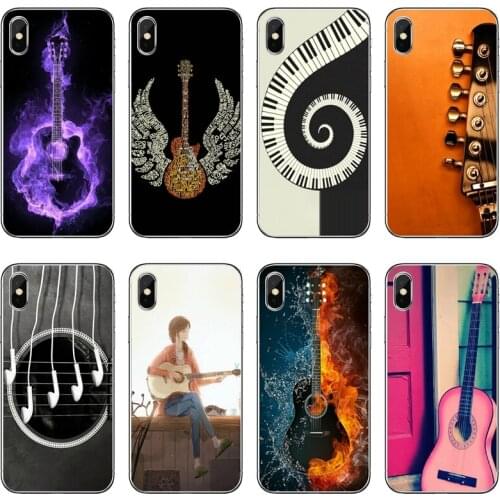 Love Guitar Music Accessories Phone Case For Xiaomi Mi 9T 8 SE Pro A2 Lite 6X 5 4 A3 A1 Note Max Mix 2 3 Pocophone F1