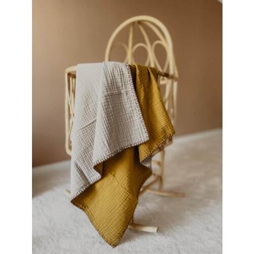 Baby Toddler Swaddle 100% Cotton Two Sided Blanket for Boys and Girls –Nursery & Stroller Wrap Soft Unisex Blanket 100x100 cm