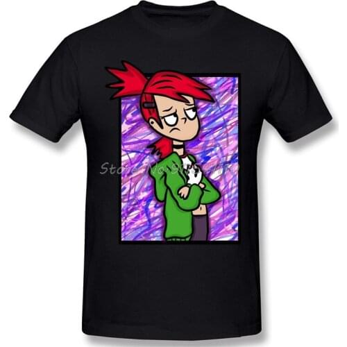 Frankie Foster Homme T-Shirt Fosters Home Animated TV Series Tees Pure Cotton Oversized Short Sleeve