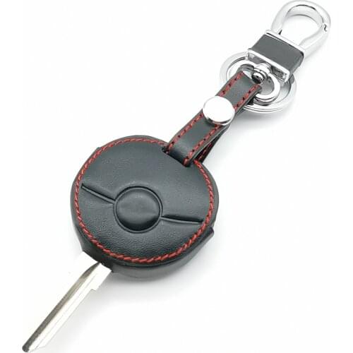 Hot Sale Soft Leather Car Key Cover Case For Benz Smart Fortwo 1998-2012 US 1 Button Remote Protect Case